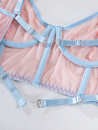 ブラとパンティセット マルチストラップTバック セクシー 2点セット