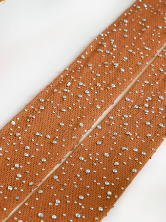 アンバーナイロンストッキング ラインストーン セクシー ナイトアウト クラブ パンスト