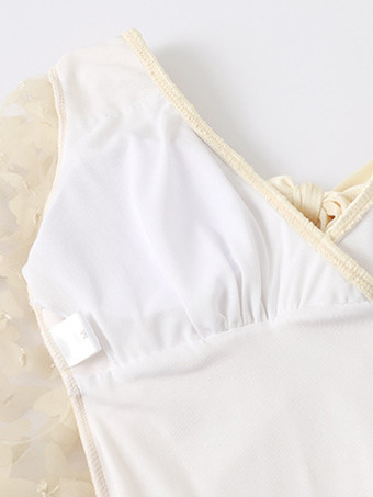 スイートロリータ衣装 エクリュホワイトフリル長袖ジャンプスーツ