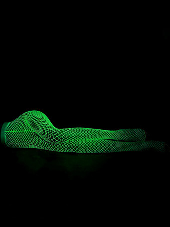 セクシーなナイロンストッキングカットアウトハイウエストパンスト