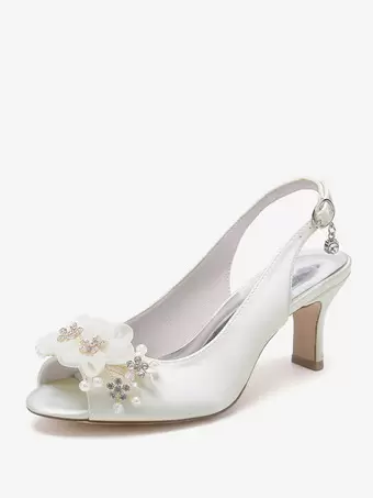 Cheap satin shoes on sale