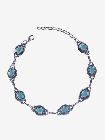 シルバー アンクレット メタル ボヘミアン ビーチ 大人用 レディース ジュエリー