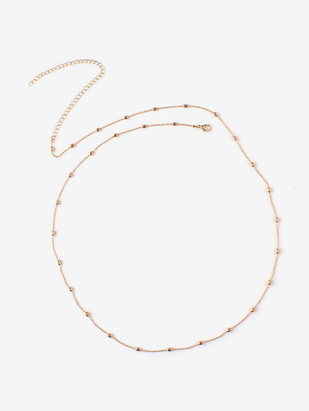 ボディチェーン ビーズ ループリンク ビキニ バケーション ベリーチェーン