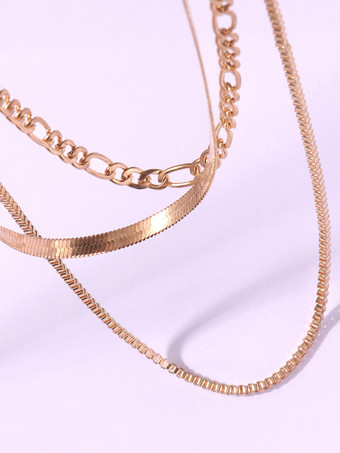 ネックレス マルチレイヤー ヒップホップ ブライトチェーン 衣類 ギフトネックレス