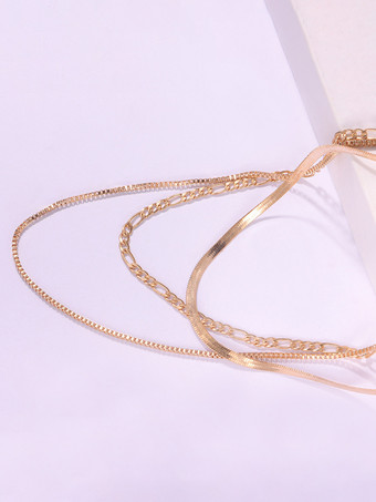 ネックレス マルチレイヤー ヒップホップ ブライトチェーン 衣類 ギフトネックレス