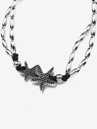 アンクレット ビーズ ヒトデ シンプル シック 万能 アンクル ブレスレット