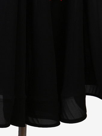 社交ダンス衣装 黒 レディース セクシー ライクラ スパンデックス ドレス ダンスドレス