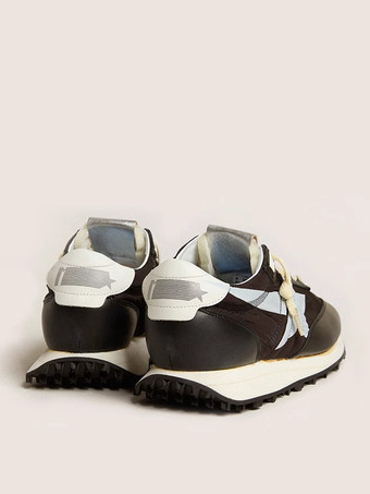 Zapatillas amarillas Zapatillas informales con cordones y punta redonda con estampado de estrellas