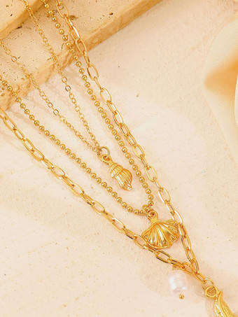 ネックレス メタル デイリー カジュアル 大人 レディース ジュエリー