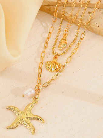 ネックレス メタル デイリー カジュアル 大人 レディース ジュエリー