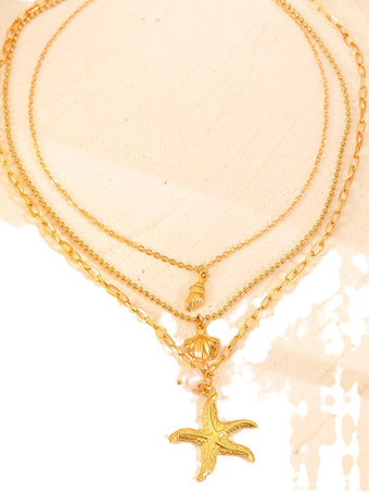 ネックレス メタル デイリー カジュアル 大人 レディース ジュエリー