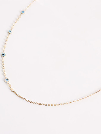 ボディチェーン イーブルアイ ラッキー タイムレス メタル ウエストチェーン