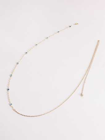 ボディチェーン イーブルアイ ラッキー タイムレス メタル ウエストチェーン