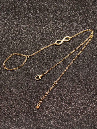 ブレスレット インフィニティシンボル メッキ タイムレスブレスレット