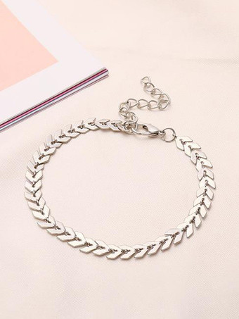 シルバー アンクレット 矢印型 パンク 夏 カジュアル アンクル ブレスレット