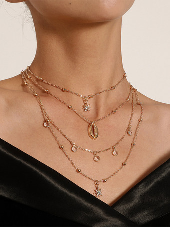 ネックレス メタル ホリデー ティーンガールズ レディース ジュエリー