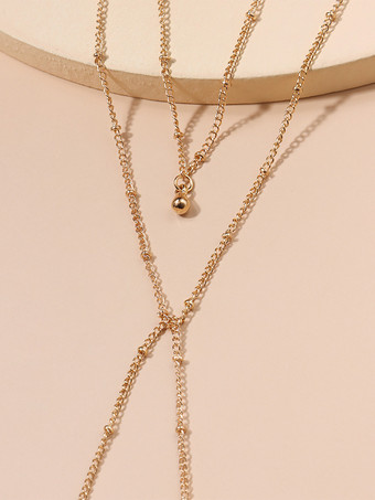 シンプルなネックレス ボールペンダント ミニマルネックレス