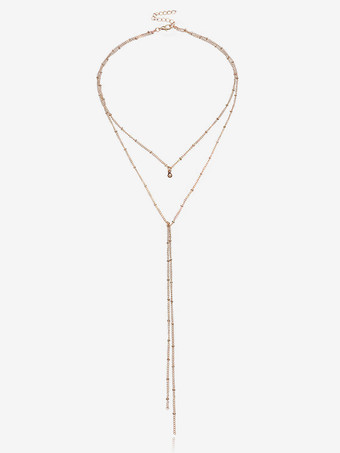 シンプルなネックレス ボールペンダント ミニマルネックレス