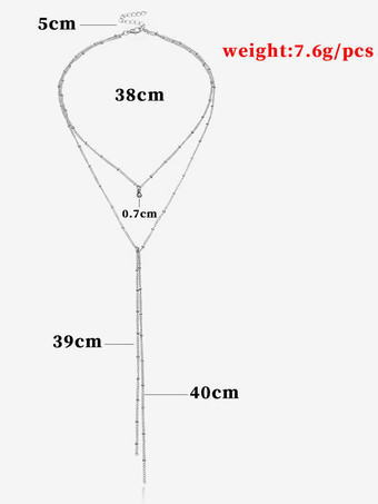 シンプルなネックレス ボールペンダント ミニマルネックレス