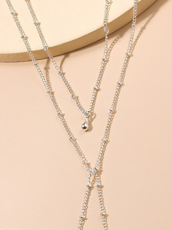 シンプルなネックレス ボールペンダント ミニマルネックレス