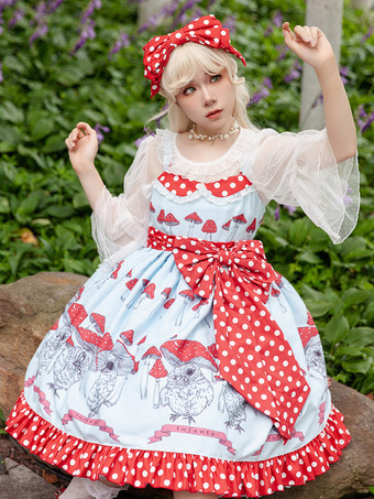 スイートロリータアクセサリーインファンタ赤いリボンポリエステルその他