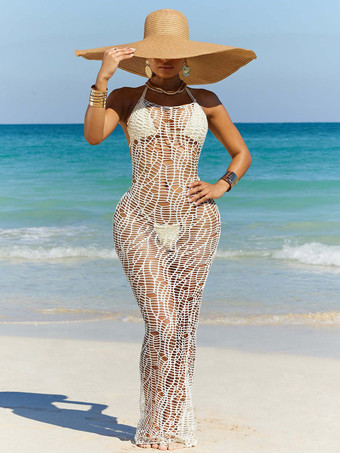 ビキニ トライアングル ホルター ソング カットアウト ドレス ビーチ サマー 3点セット