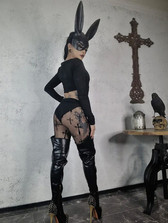 セクシーなスタッドオーバーニーブーツプラットフォームハイヒールサイハイブーツ