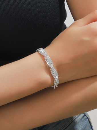 花嫁のウェディングジュエリーセット ゴージャスなキュービックジルコニアメタル