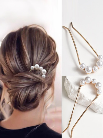 ゴールド ヘッドピース ウェディング メタル ブライダル ヘアアクセサリー