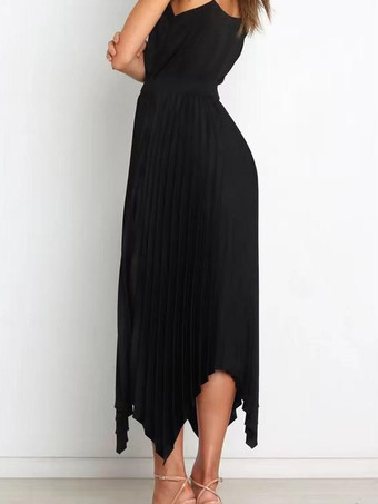 カジュアルスカート ヴィンテージ アコーディオン プリーツ ハンカチーフ ロングスカートワインレッド