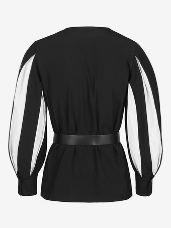 ホワイト ヴィンテージ トップ レトロ 長袖 ポリエステル ポリエステル ファイバー トップ レトロ コスチューム 男性用 バーガンディ