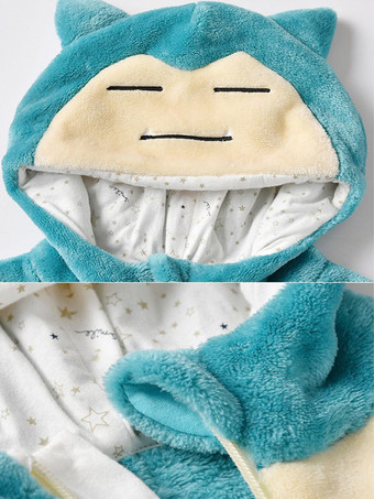 着ぐるみワンジーパジャマ 子供用 漫画 食べ物 ポリエステル繊維 ジャンプスーツ