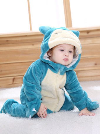 着ぐるみワンジーパジャマ 子供用 漫画 食べ物 ポリエステル繊維 ジャンプスーツ