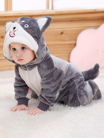 着ぐるみワンジーパジャマ 子供用 漫画 食べ物 ポリエステル繊維 ジャンプスーツ