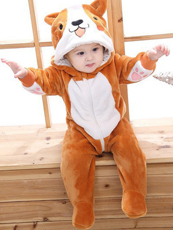 着ぐるみワンジーパジャマ 子供用 漫画 食べ物 ポリエステル繊維 ジャンプスーツ