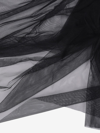 ブラック レトロ コスチューム レディース ポリエステル アクセサリー マント マリー アントワネット コスチューム レトロ パーティー プロム ドレス