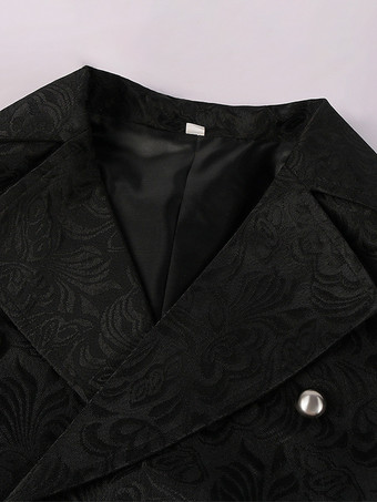 男性用ブラック ヴィンテージトップ レトロ ポリエステル ノースリーブ レトロコスチューム バーガンディ