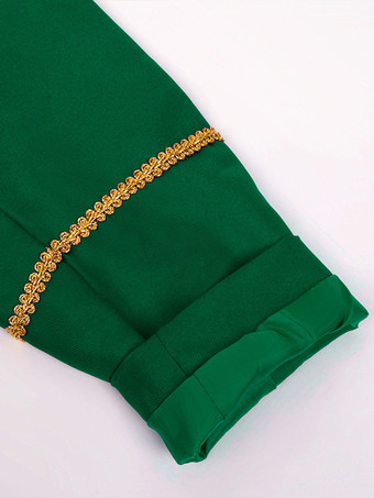 男性用レッド ヴィンテージトップ レトロ ポリエステル 長袖 レトロコスチューム バーガンディ