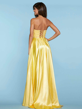 プロムドレス ホルター ツーピース ノースリーブ レース パーティードレス