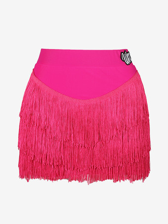 ラテンダンスドレス ホワイト レディース ドレス セクシー ポリエステル トップ スカート ダンスウェア