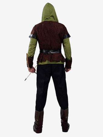 クリスマス ハロウィン コスチューム コーヒーブラウン 大人用 ヴィンテージ パンツ アクセサリー ポリエステル プロムセット ホリデーコスチューム