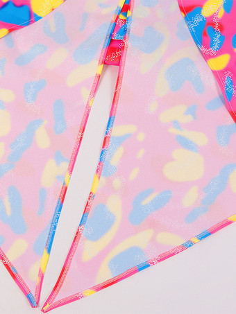 男性用レッド ヴィンテージ レトロ ポリエステル 長袖 レトロコスチューム