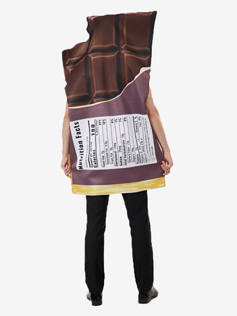 クリスマス ハロウィン コスチューム コーヒーブラウン ユニセックス 面白いジャンプスーツ ポリエステル ジャンプスーツ ホリデーコスチューム