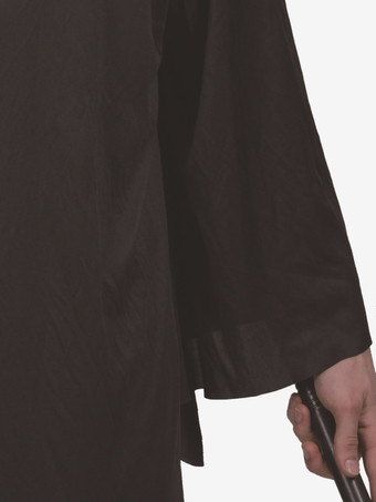 ハロウィン クリスマス ハロウィン コスチューム ブラック ユニセックス ヴィンテージ オーバーコート ポリエステル ホリデー コスチューム