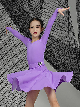 ラテンダンスドレス グリーン 女の子用 ポリエステルドレス セクシーなラテンダンサー ダンスコスチューム