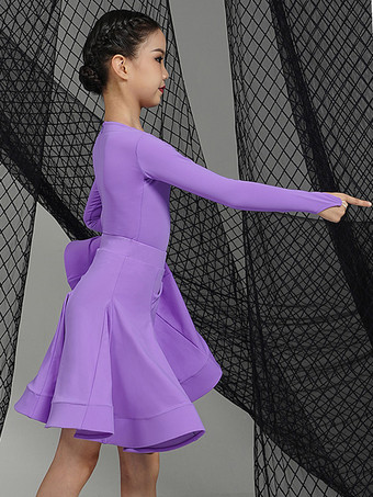 ラテンダンスドレス グリーン 女の子用 ポリエステルドレス セクシーなラテンダンサー ダンスコスチューム