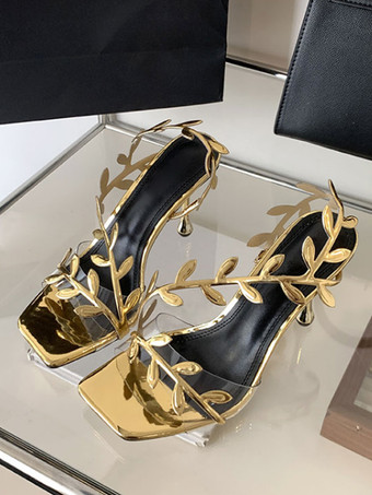 Tacchi alti da donna opere d'arte scarpe vintage décolleté con tacco a spillo in pelle PU