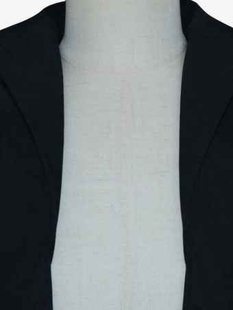 ブラック レッド ヴィンテージ トップ レトロ 長袖 ポリエステル ポリエステル ファイバー オーバーコート レトロ コスチューム 男性用 バーガンディ