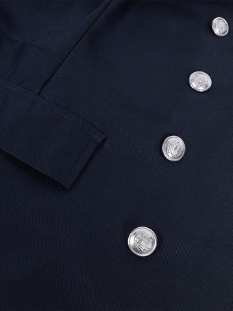 レッド ヴィンテージ トップ レトロ 長袖 ポリエステル ポリエステル ファイバー オーバーコート レトロ コスチューム 男性用 バーガンディ