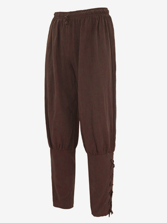 男性用バーガンディ ヴィンテージ レトロ ポリエステル レトロコスチューム